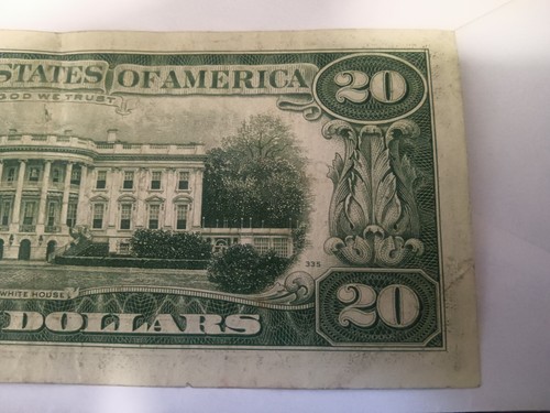 1977 $20.00 NOTE MINT UNCIRCULATED , CRISP . ALMOST 46 YEARS OLD!WOW LOOKS NEW! - Picture 6 of 6