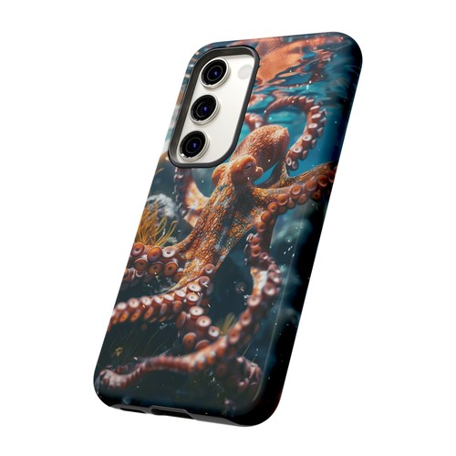 Phone Ink - iPhone, Pixel, Samsung Galaxy Case - Orange Octopus Reef - 第 137/191 張圖片