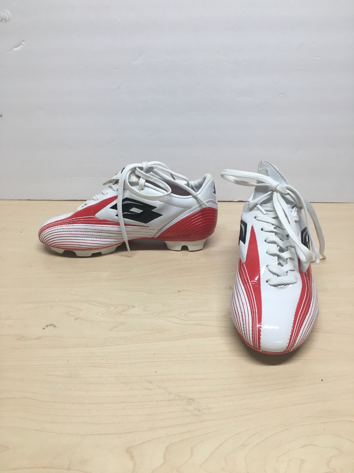 LOTTO SCARPE CALCIO OUTDOOR TACCHETTA RAGAZZI ROSSO BIANCO TAGLIA US 4 5EUR 36