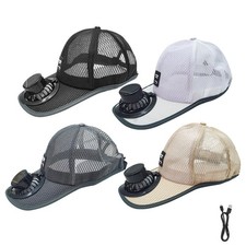 Outdoor Solar Fan Cap With USB Charging - Cooling Hat For Fishing Beach