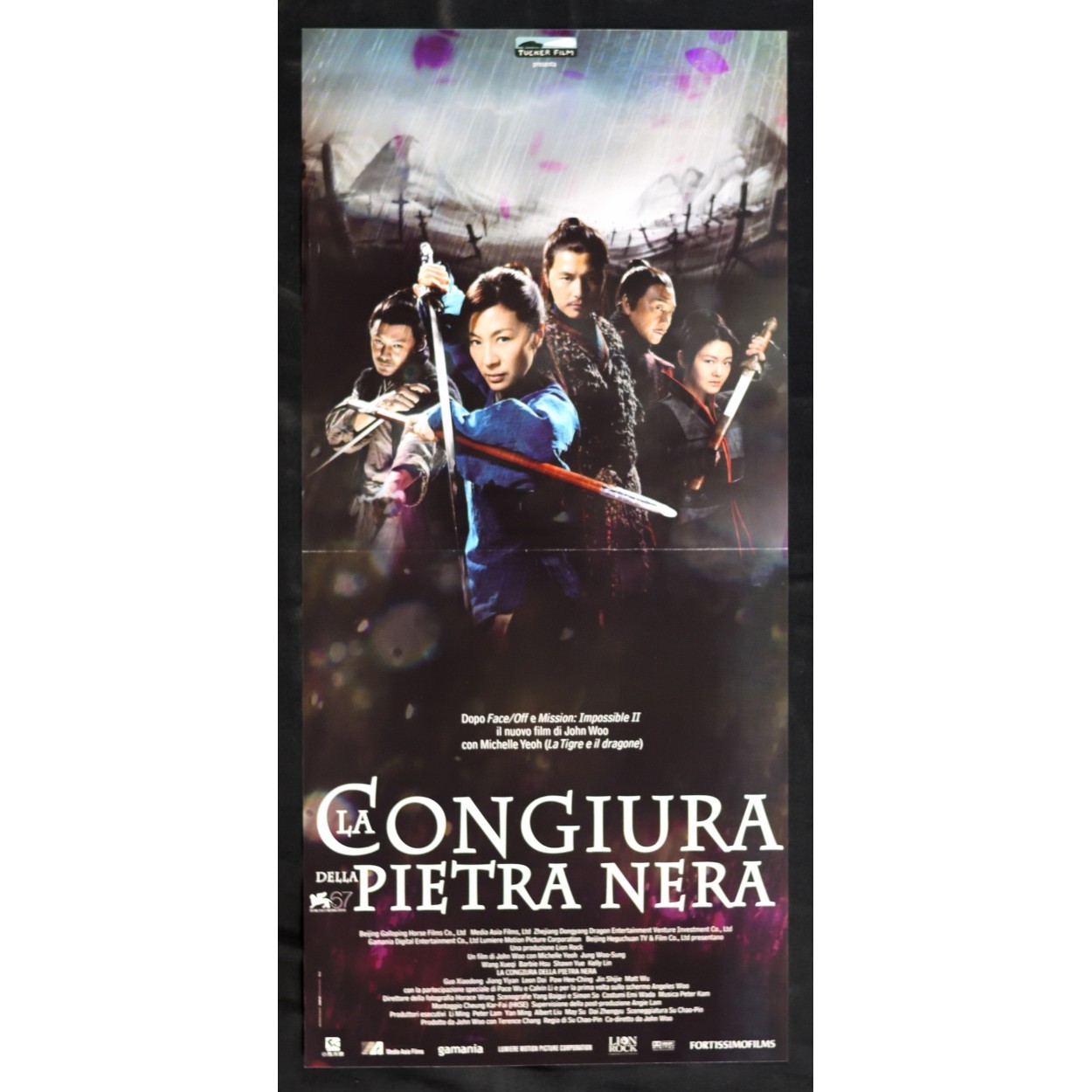 Locandina originale film La congiura della pietra nera (2010) - Regia di John Woo
