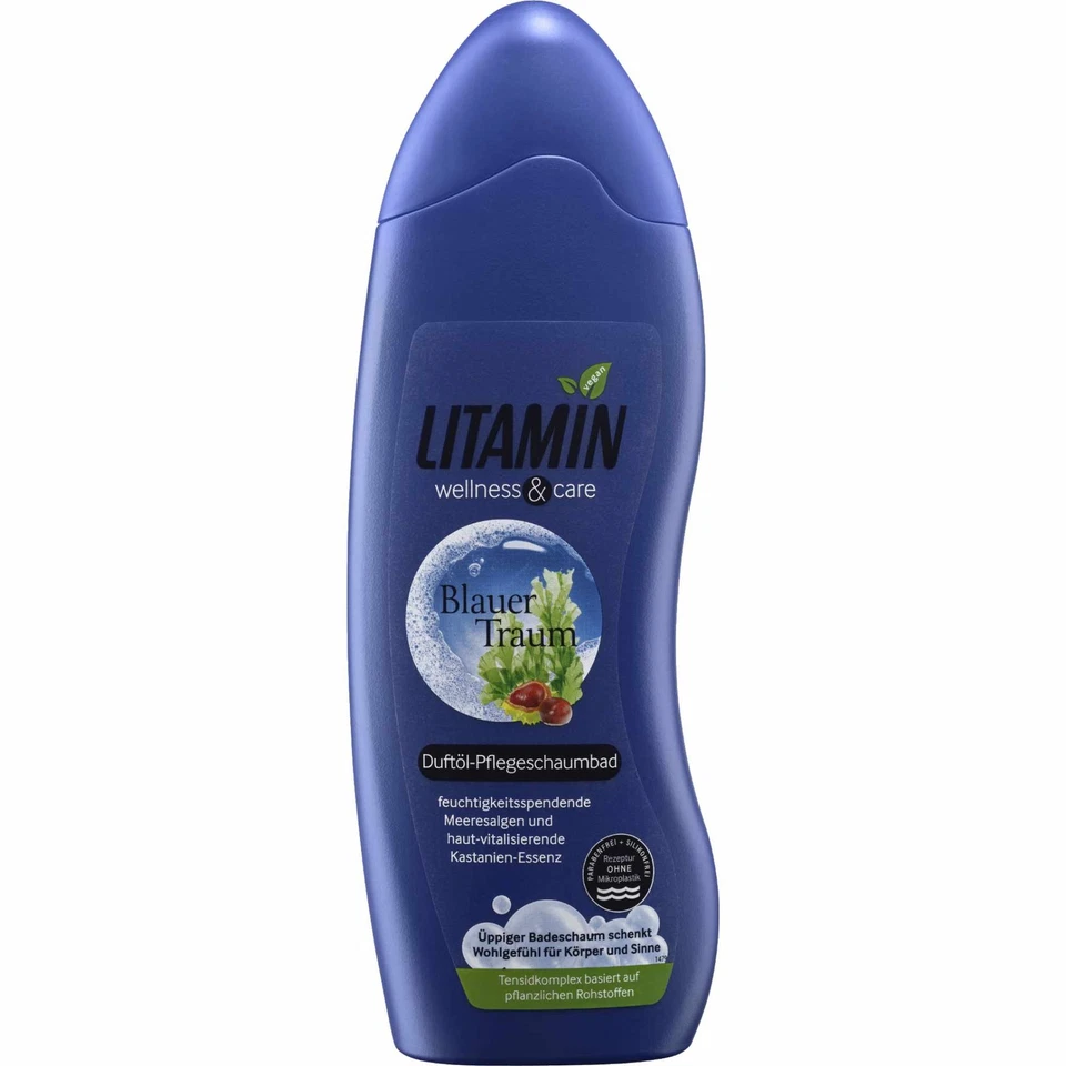 Litamin Bad Blauer Traum Duftöl Pflegeschaumbad 750ml Flasche