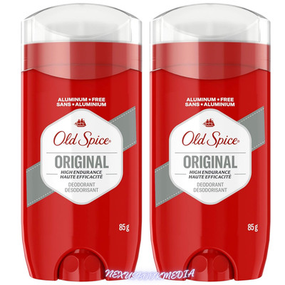 2-Pack Old Spice High Endurance Aluminum Free Deodorant Original 85g 3oz