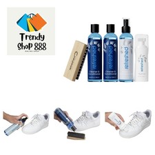 Complete Shoe Cleaning Kit - 2x Advanced Cleaning Solution, 1x Stain Repelle...