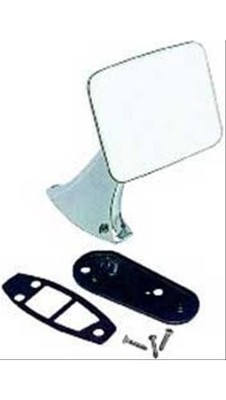 OER CX1149 Side View Mirror Manual Chrome Driver Side Chevy Ea