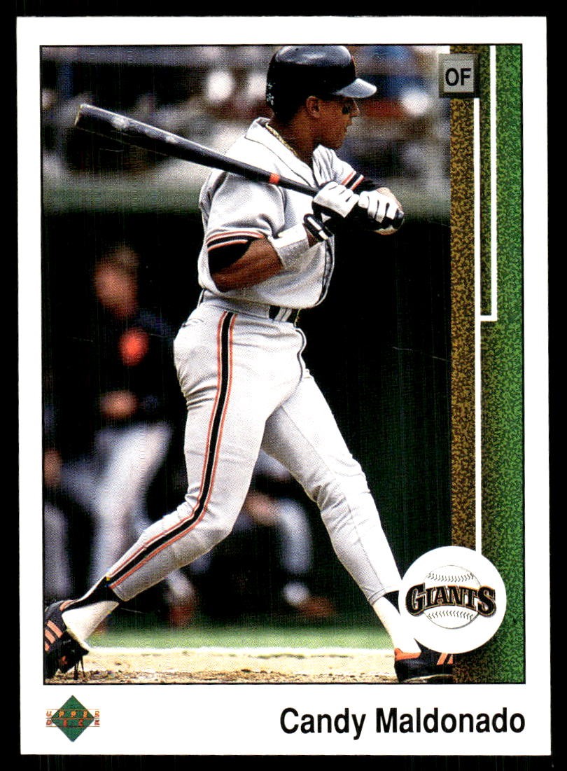 Candy Maldonado 1989 Upper Deck #502 Giants FREE SHIPPING StackedPacks