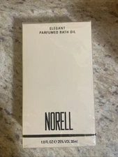 VTG 1990s SEALED Five Star Fragrance NORELL Perfumed Bath Oil 1 Oz 30ml
