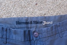 Harmont & Blaine Jeans – Tapered Chino Trousers | Steel Blue | M