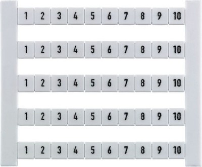 50 Stk. Weidmüller Klemmenmarkierer DEK 6 FWZ 41-50 Klemmenmarkierungen