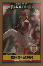 2006 TOPPS UPDATES & HIGHLIGHTS #UH256 BRONSON ARROYO GOLD #316/2006