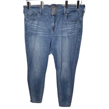 Torrid Women's Size 24R Blue Super Soft Feel The Fit Jegging Jeans Denim