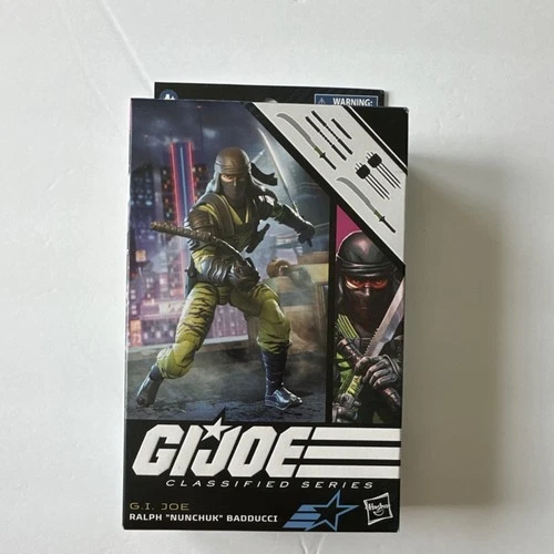 Hasbro G.I. Joe Ralph 'Nunchuk' Baducci Action Figure with Weapons