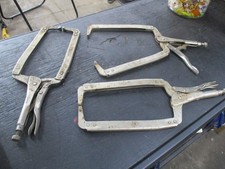 3 IRWIN 18R VICE GRIP  C CLAMP WELDING PLIERS