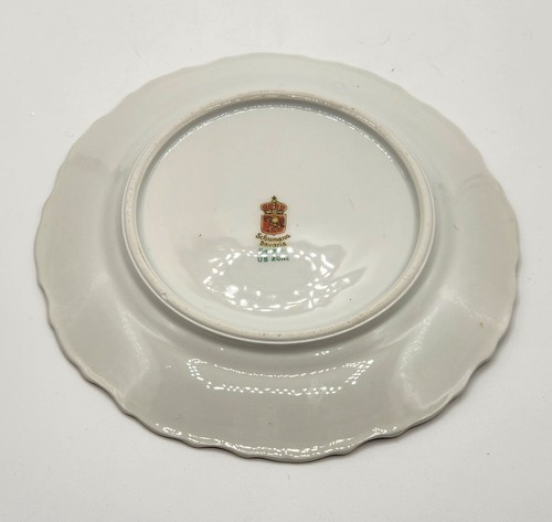 Vintage Schumann Blue Floral And Lattice Pattern Trio Set - Picture 6 of 7