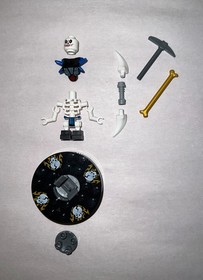 LEGO&reg; Ninjago 2116 Krazi Masters Of Spinjitzu full set with cards - used