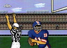 PHIL SIMMS 2025 TOPPS CHROME FOOTBALL TECMO SUPER BOWL CASE HIT SSP GIANTS