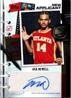 2025-26 Topps #NA-AN Asa Newell New Applicants Autographs