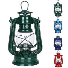 19cm Vintage Camping Lantern Portable Retro Oil Lamp Bronze Outdoor Light