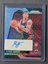 2024-25 Panini Prizm Keshad Johnson #RSI-KJH Rookie Signatures Prizms Mojo #/25