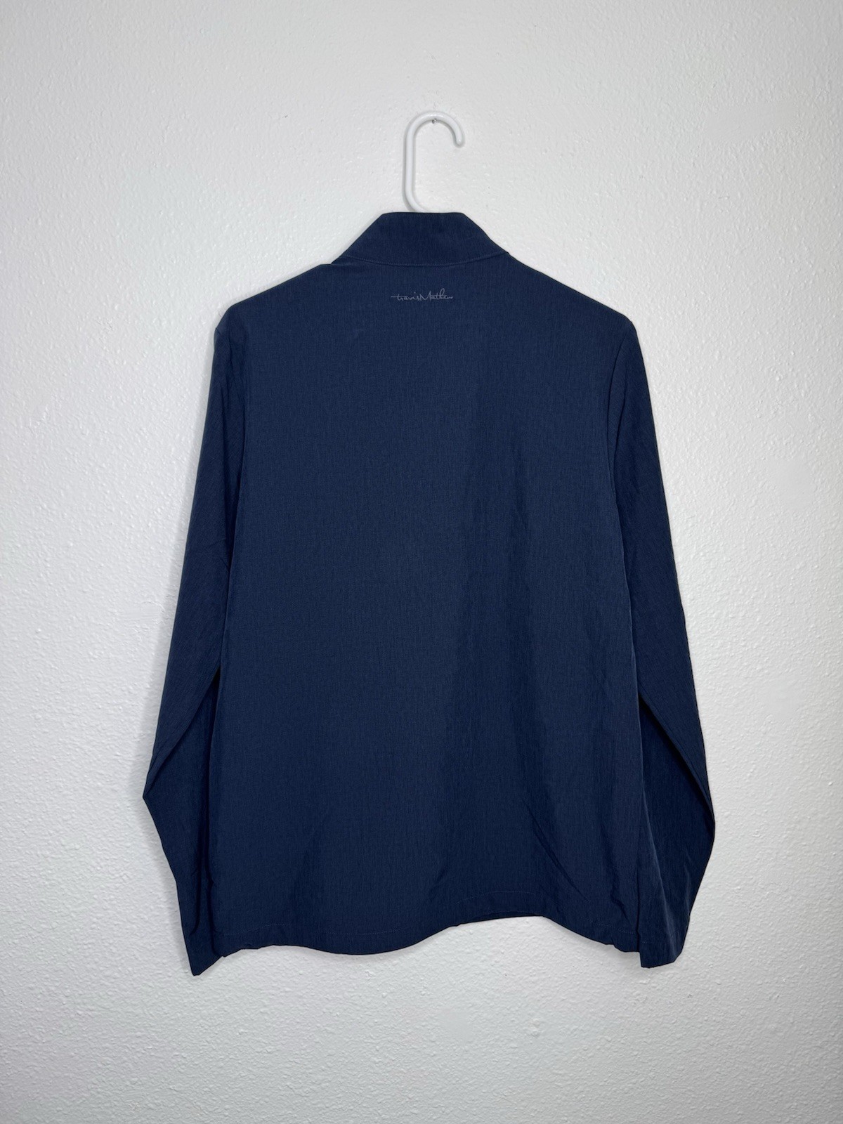New Men's Travis Mathew Golf Jacket Road Soda Jacket Windbreaker Blue Sz S NWT image 2