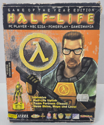 Half-Life Game Of The Year Edition + Half-Life Uplink - PC CD-ROM Big Box (OVP)