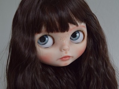 OOAK Blythe Doll Custom Gesichtsplatte Faceplate only
