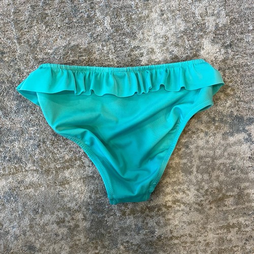 Crewcuts Girls Aqua Ruffle Two Piece Bikini Swimsuit Set Girls 8 - Picture 7 of 11