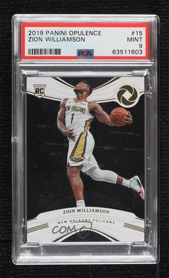 2019-20 Panini Opulence 1/39 Zion Williamson #15 PSA 9 MINT Rookie RC 1j6