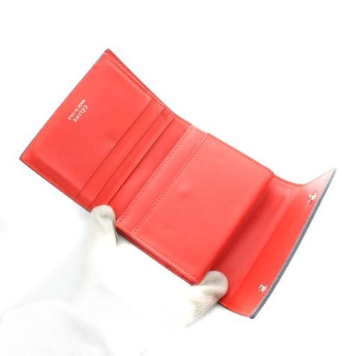 CELINE Small Folded Multi-Function Wallet Leather… - image 6