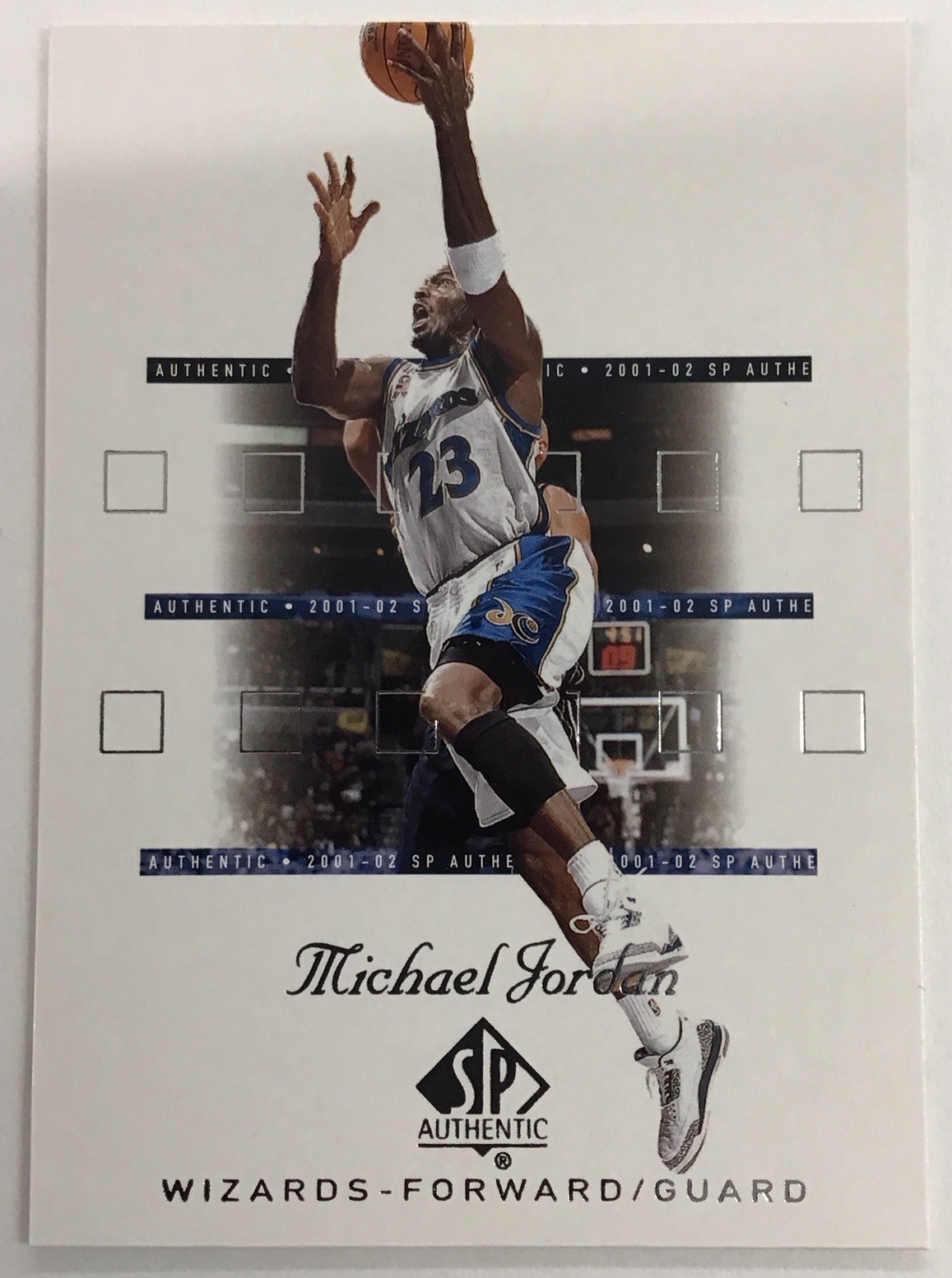 2001-02 Upper Deck SP Authentic Michael Jordan #90 Wizards - TCCCX