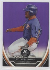 2013 Bowman Platinum Retail Chrome Purple Refractor Delino DeShields Jr 1z4