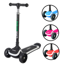 New Bounce Light-Up 3 Wheel Scooter, Lean-to-Steer Toddler Scooter, 110 Lb, 3