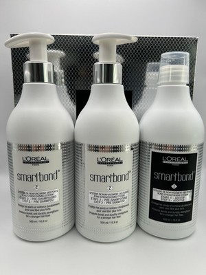 Loreal Professionnel Smartbond Set ( 1x Additive 500ml - 2x Pre Shampoo 500ml )