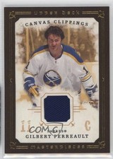 2008-09 Masterpieces Canvas Clippings Brown Border Gilbert Perreault HOF 10lp