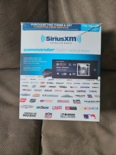 Sirius xm Commander Touch Satellite radio turner w touchscreen never used