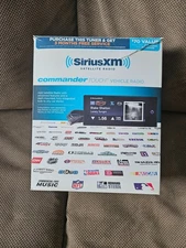 Sirius xm Commander Touch Satellite radio turner w touchscreen never used 