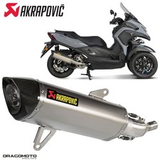 Pot échappement YAMAHA XMAX 300 ASP X-Max Tech Max 2023-2024 AKRAPOVIC Titane...