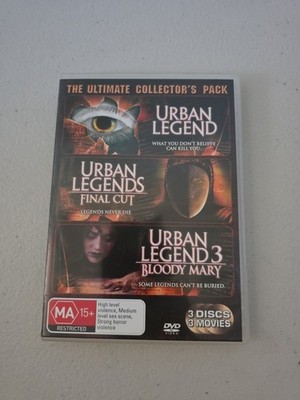 Urban Legend / Urban Legends Final Cut / Urban Legends 3 DVD Region 4 Free Post