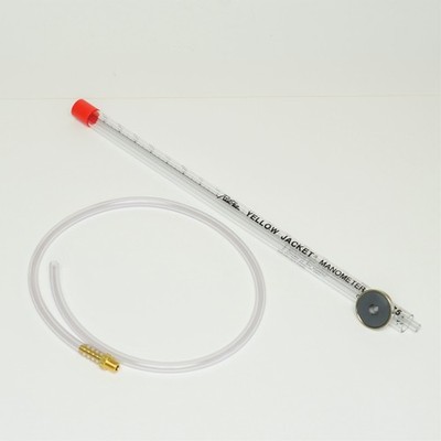 Yellow Jacket 78075 Water-Type Manometer -2'' - 15'' Scale