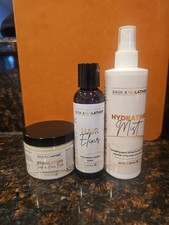 Bask  Lather Hair Elixir, Scalp Therapy, Hydrating Mist Bundle
