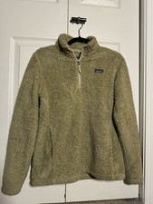 EUC Patagonia Youth XXL Los Gatos Fleece Pullover Jacket Khaki Beige Kids 2XL