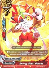 Buddyfight TCG card S-BT01A-CP01/0025EN C Energy Shot! Garcat Buddy Lineage