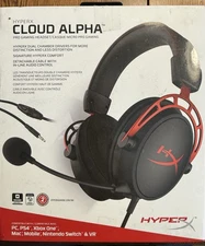 HyperX Cloud Alpha Gaming Headset Red- Preowned - MINT
