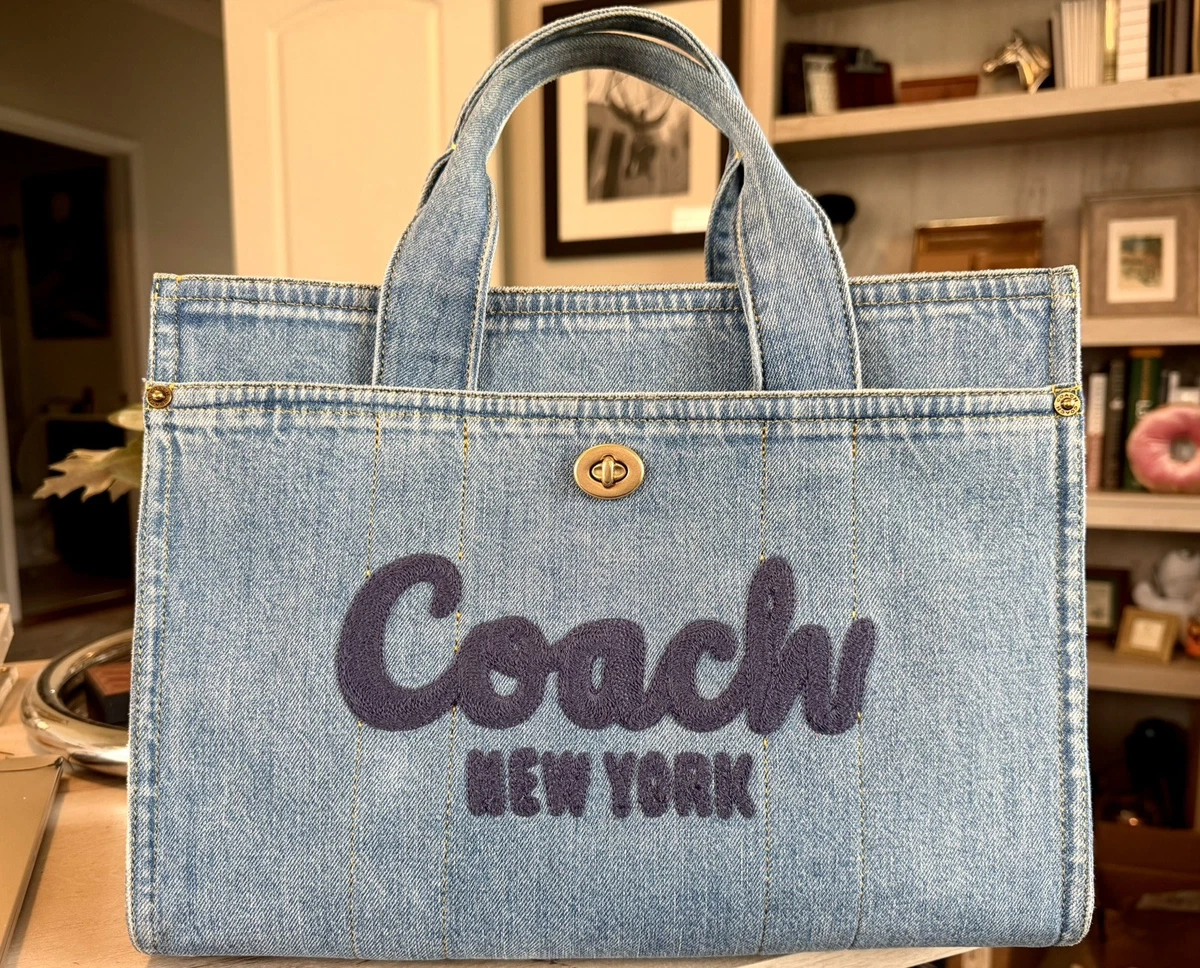 Coach Denim Exterior Tote Bags & Handbags for Women for sale | eBay