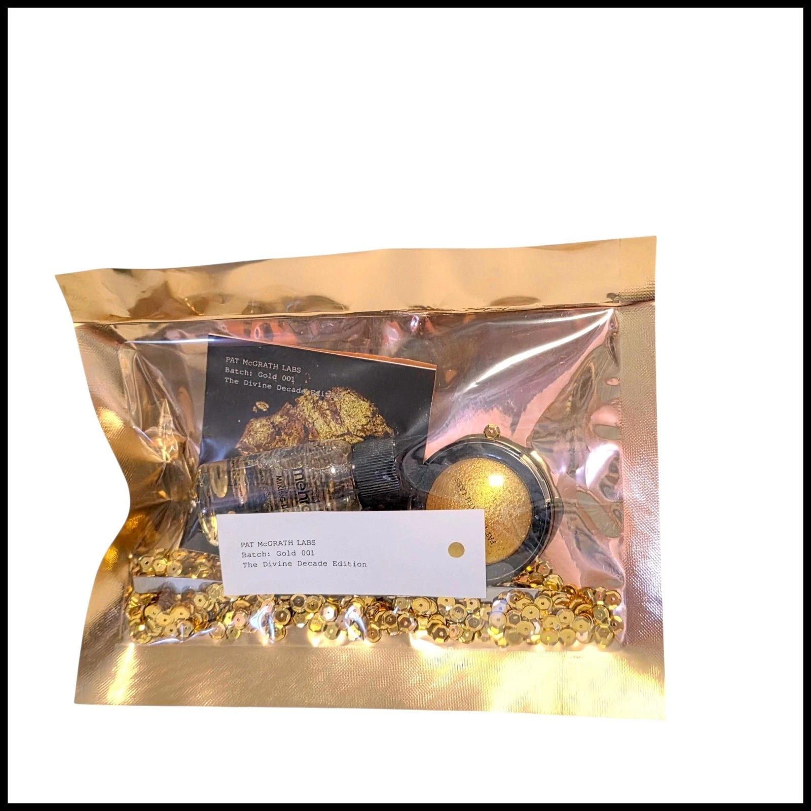 Pat McGrath Labs Gold 001 The Divine Decade Edition Artistry Kit Mehron Liquid