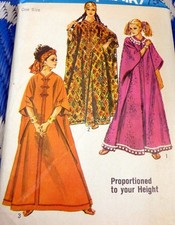 LOVELY VTG 1960s CAFTAN Sewing Pattern FF