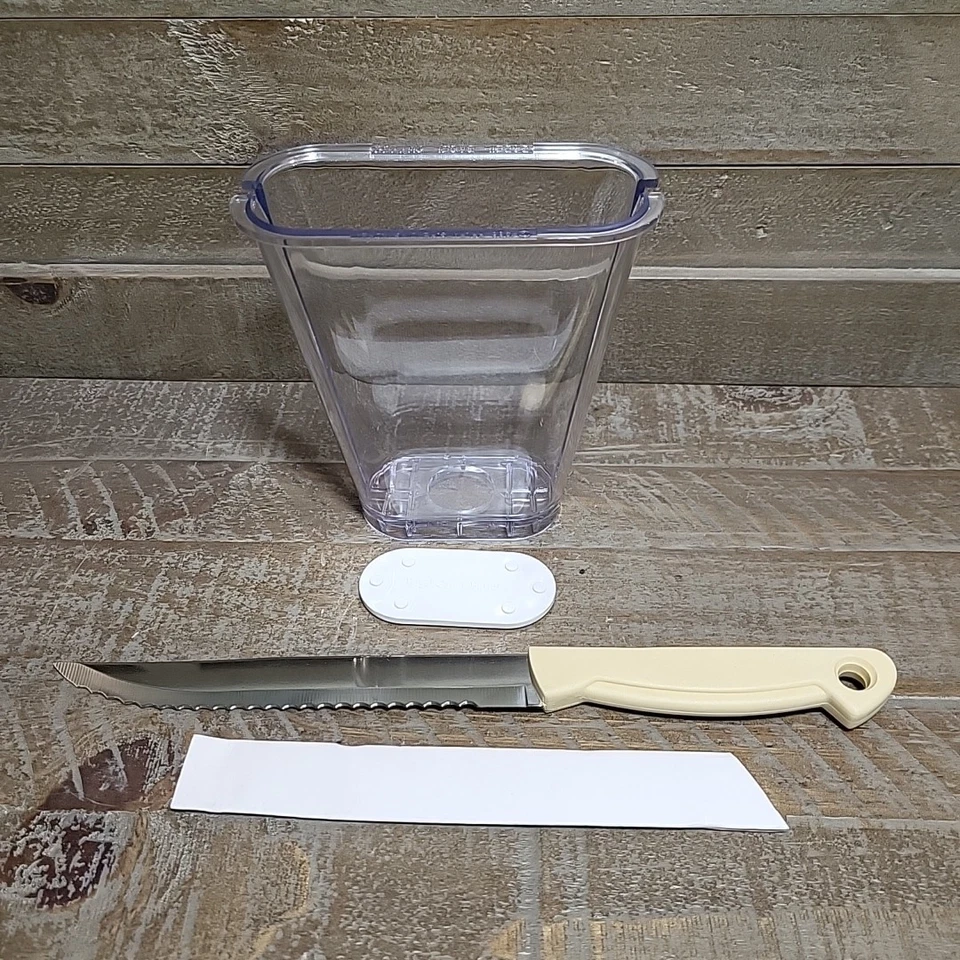 Cortador de bagel Popeil Ronco P400 con cuchillo para pan piezas de repuesto accesorio  Foto 2 de 4