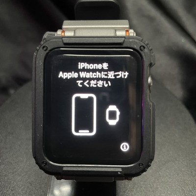 Apple Watch Series 3 42mm Stainless Steel Black Band & Case GPS Cellular - Good 