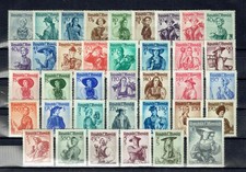 ANK.887-923   Österreichische Volkstrachten 1948/52