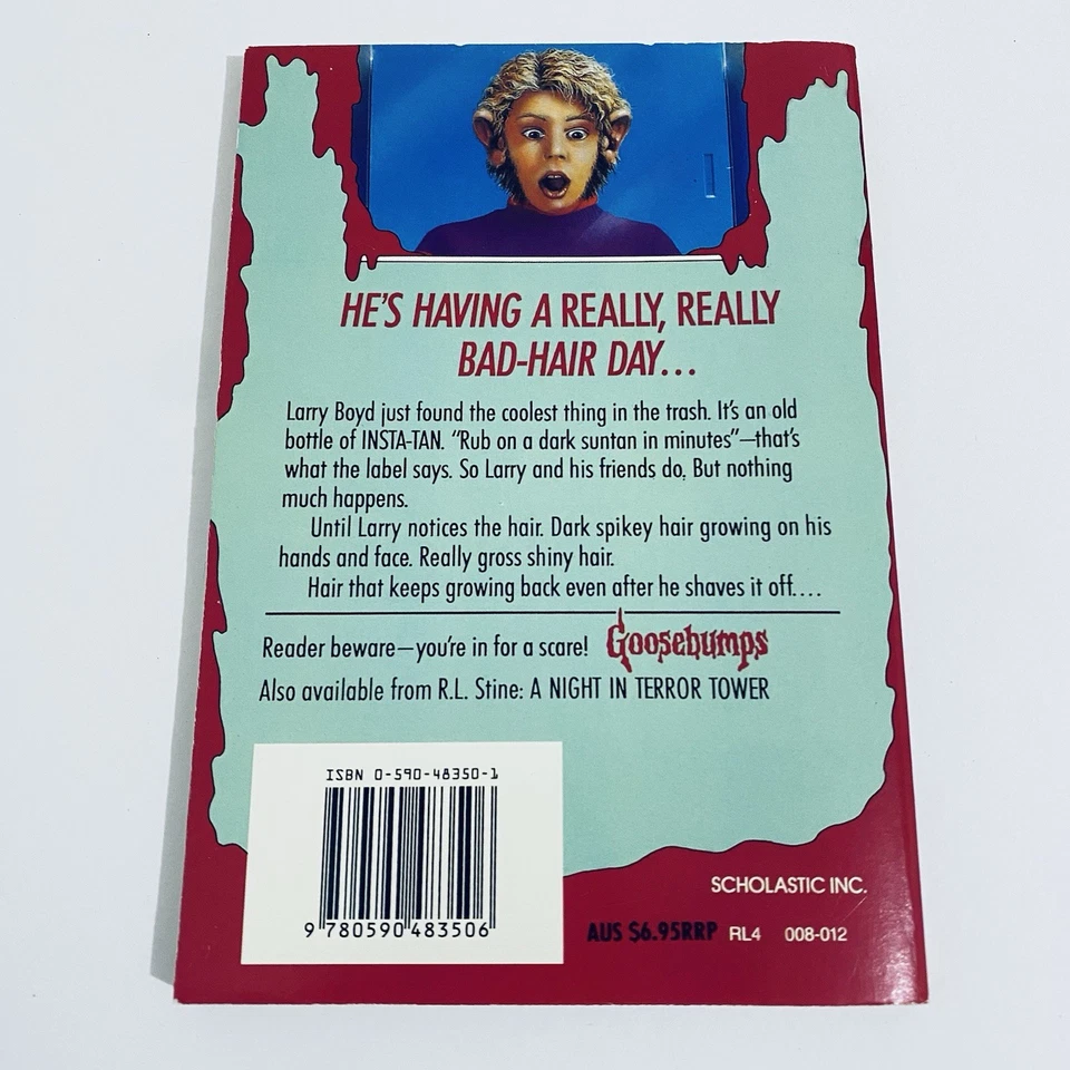 Goosebumps #26 My Hairiest Adventure by R.L. Stine Childrens Horror Book 1st Ed - Image 3 of 4